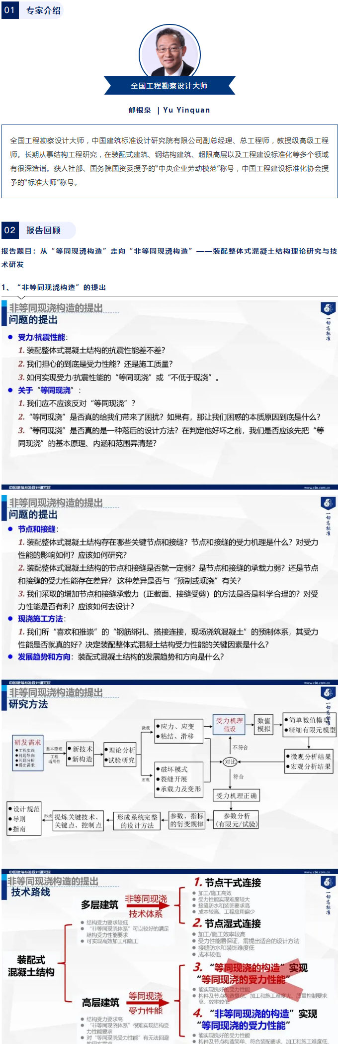 專家觀點 | 郁銀泉：從“等同現(xiàn)澆構(gòu)造”走向“非等同現(xiàn)澆構(gòu)造”——裝配整體式混凝土結(jié)構(gòu)理論研究與技術(shù)研發(fā)